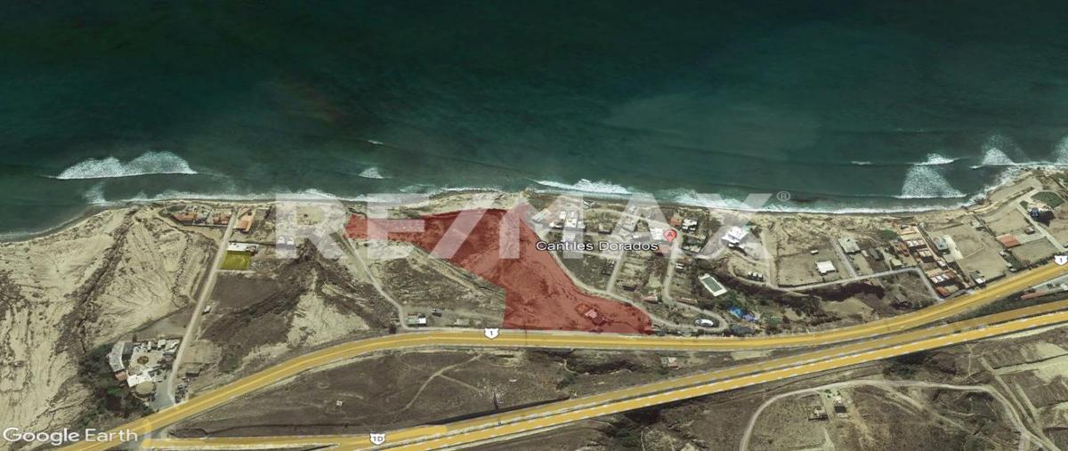 Foto de terreno habitacional en venta en carretera libre tij-ensenada , bahía cantiles (cantiles dorados), playas de rosarito, baja california, 27528271 No. 04