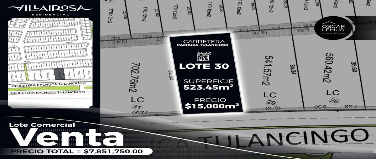 Foto de terreno comercial en venta en carretera pachuca-tulancingo , el portezuelo, mineral de la reforma, hidalgo, 0 No. 01