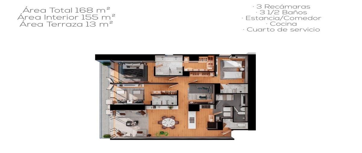 Foto de departamento en venta en carretera san mateo santa rosa , contadero, cuajimalpa de morelos, df / cdmx, 27073823 No. 04