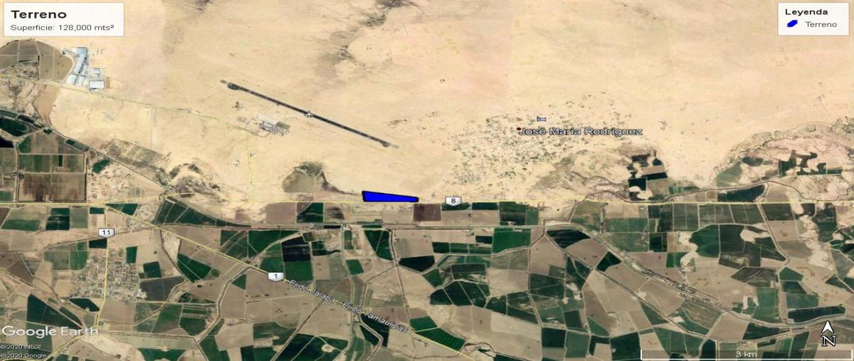 Foto de terreno comercial en venta en carretera vicente guerrero - mexicali , mesa arenosa de andrade (villa zapata), mexicali, baja california, 16182732 No. 04