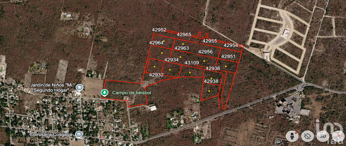 Foto de terreno habitacional en venta en carretera yaxché - sierra papacal , cosgaya, mérida, yucatán, 0 No. 05