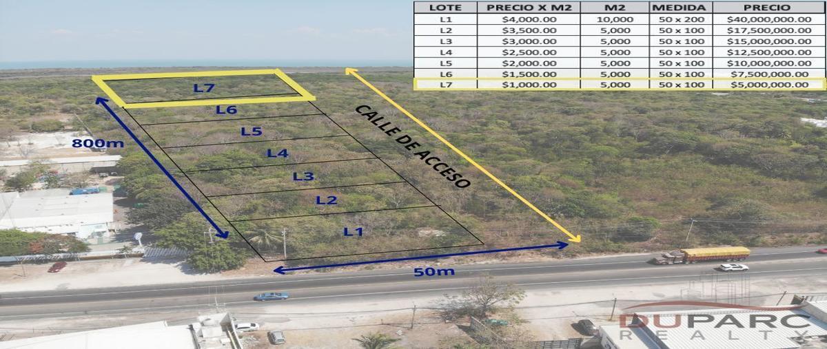 Foto de terreno habitacional en carreterra carmen puerto real , puerto real, carmen, campeche, 30045538 foto 01 Foto de terreno habitacional en venta en carreterra carmen puerto real , puerto real, carmen, campeche, 30045538 No. 01
