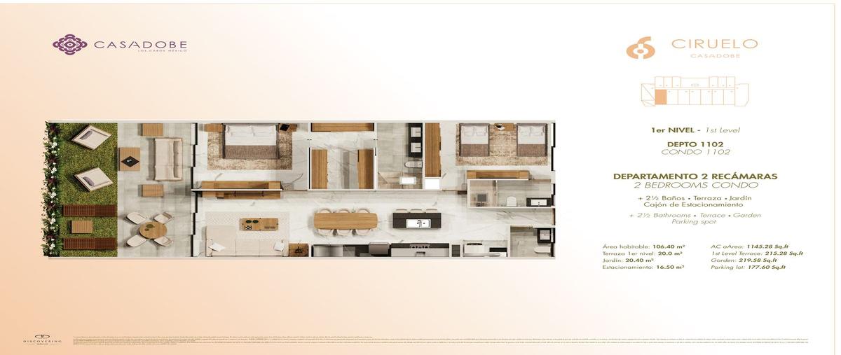 Foto de departamento en casa adobe , el tezal, los cabos, baja california sur, 0 foto 03 Foto de departamento en venta en casa adobe , el tezal, los cabos, baja california sur, 0 No. 03