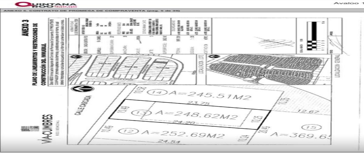 Foto de terreno habitacional en venta en cascada , vía cumbres residencial, benito juárez, quintana roo, 0 No. 03