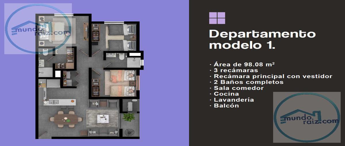Foto de departamento en venta en  , centrika 1 sector 1a. etapa, monterrey, nuevo león, 25985414 No. 04