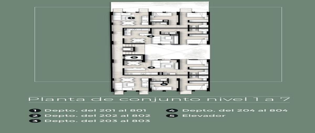 Foto de departamento en venta en  , centro (área 5), cuauhtémoc, df / cdmx, 0 No. 05