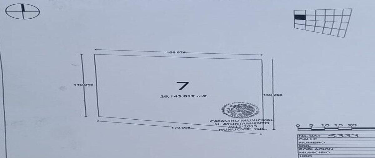 Foto de terreno habitacional en venta en  , centro hunucmá, hunucmá, yucatán, 0 No. 05