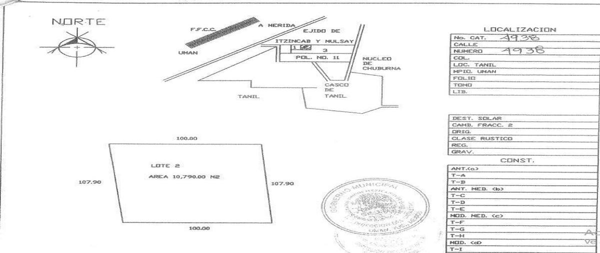 Foto de terreno industrial en venta en  , centro umán, umán, yucatán, 29339351 No. 03