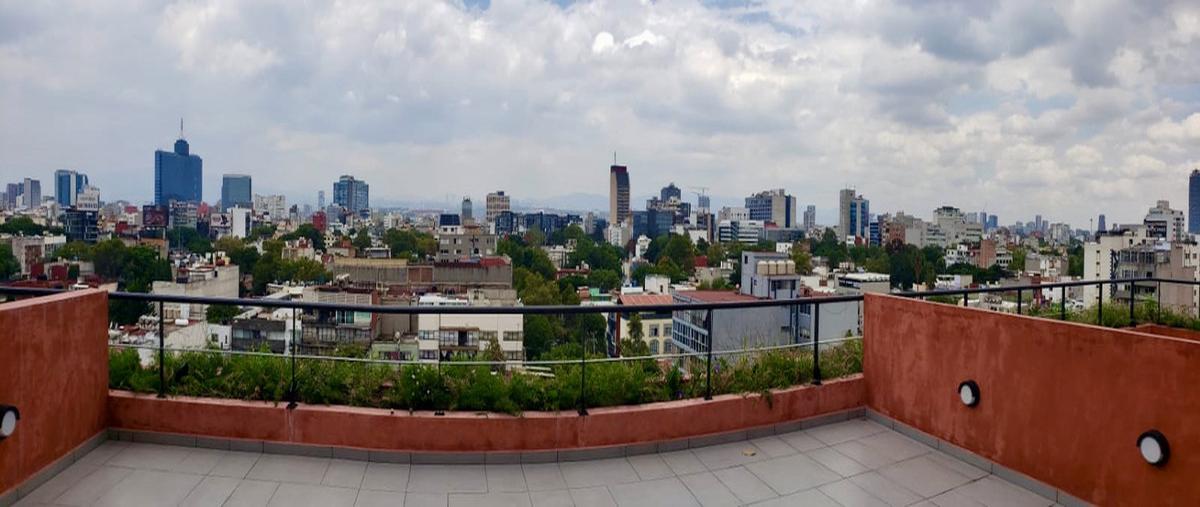 Foto de departamento en renta en cerrada bajío , roma sur, cuauhtémoc, df / cdmx, 0 No. 01