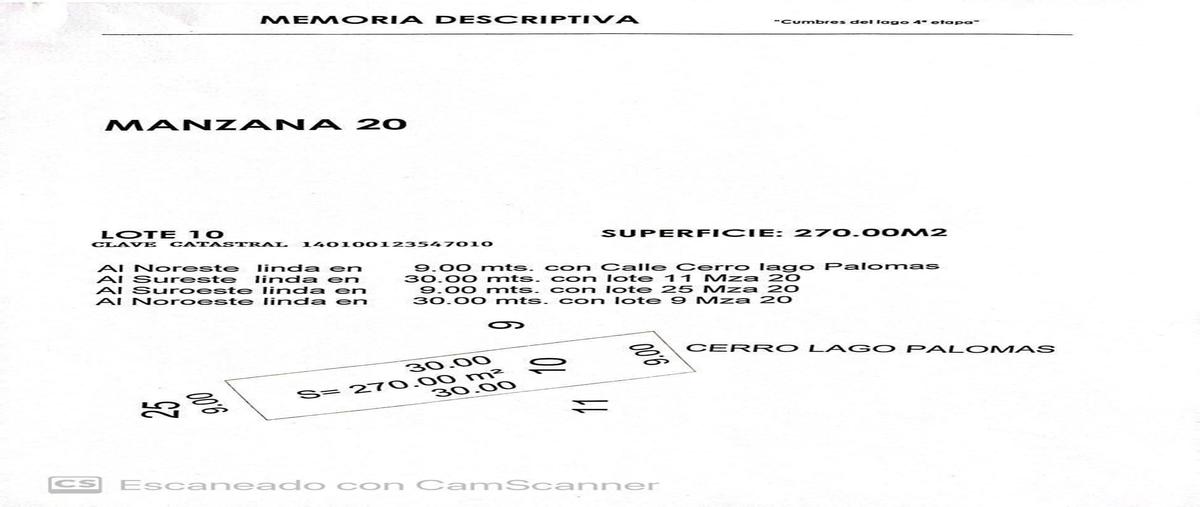 Foto de terreno habitacional en venta en cerro lago palomas , cumbres del lago, querétaro, querétaro, 0 No. 04