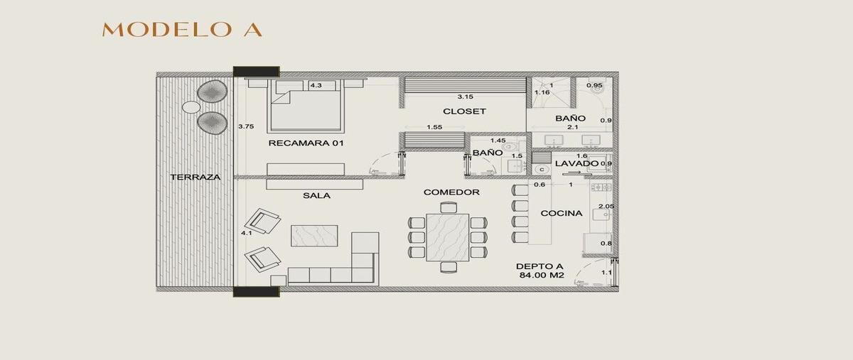 Foto de departamento en venta en . , chablekal, mérida, yucatán, 21536280 No. 04