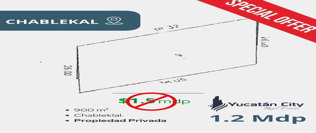 Foto de terreno habitacional en venta en  , chablekal, mérida, yucatán, 0 No. 03