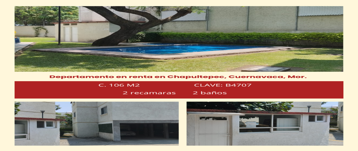 Foto de departamento en , chapultepec, cuernavaca, morelos, 0 foto 01 Foto de departamento en renta en , chapultepec, cuernavaca, morelos, 0 No. 01