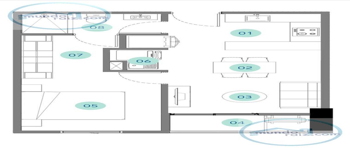 Foto de departamento en , chepevera, monterrey, nuevo león, 0 foto 03 Foto de departamento en venta en , chepevera, monterrey, nuevo león, 0 No. 03