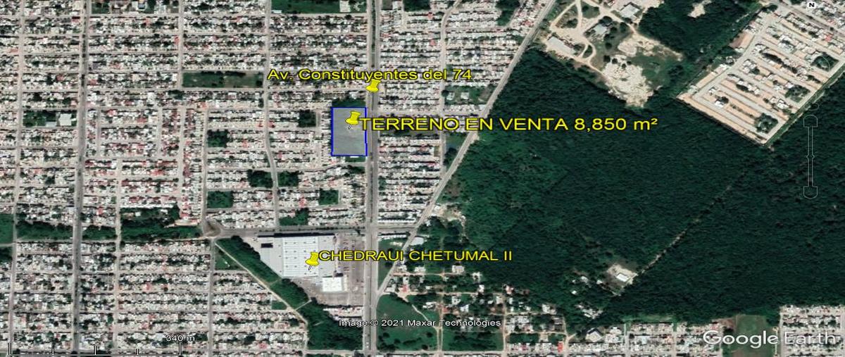 Foto de terreno habitacional en venta en  , chetumal (internacional de chetumal), othón p. blanco, quintana roo, 0 No. 03