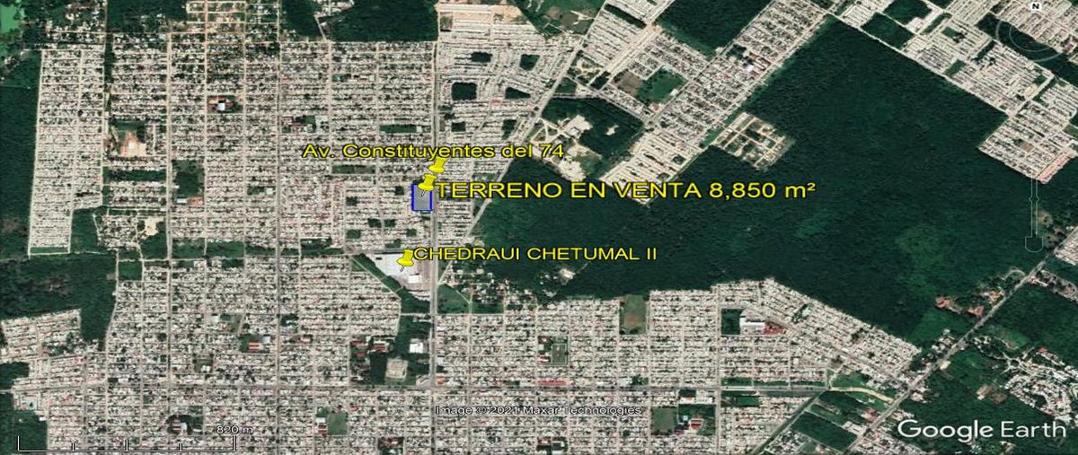 Foto de terreno habitacional en venta en  , chetumal (internacional de chetumal), othón p. blanco, quintana roo, 0 No. 04