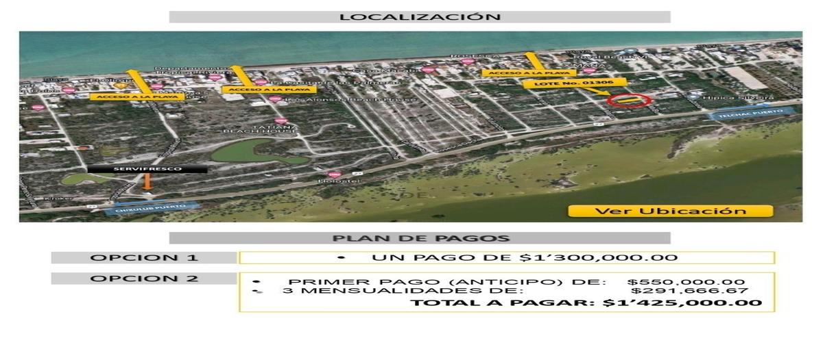 Foto de terreno habitacional en venta en  , chicxulub puerto, progreso, yucatán, 27400318 No. 03