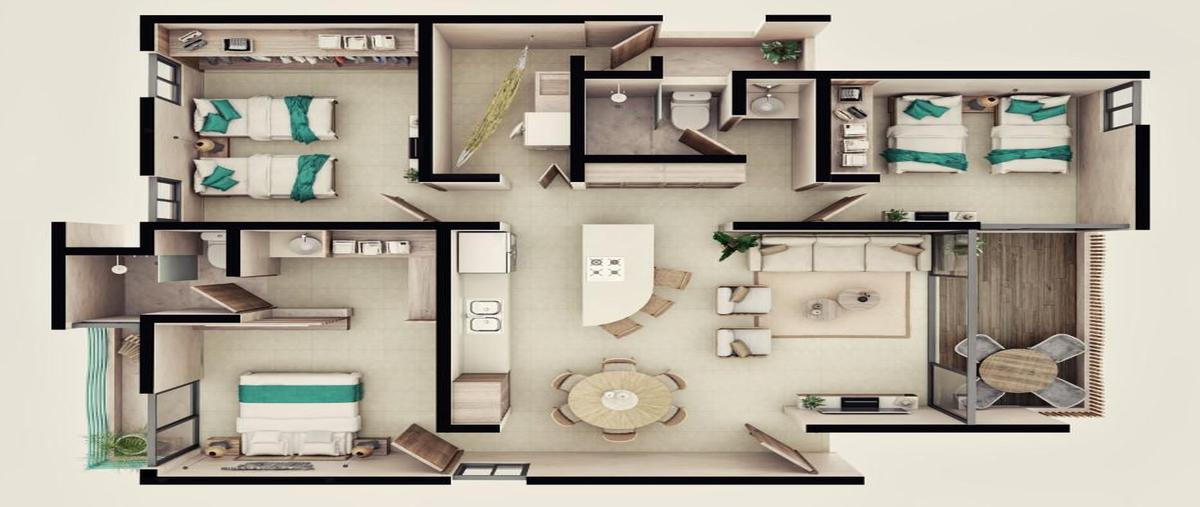 Foto de departamento en venta en  , chicxulub puerto, progreso, yucatán, 0 No. 04
