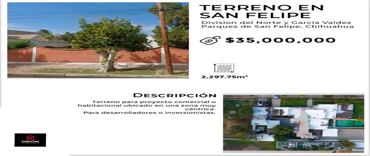 Foto de terreno habitacional en venta en  , chihuahua centro, chihuahua, chihuahua, 30261000 No. 01