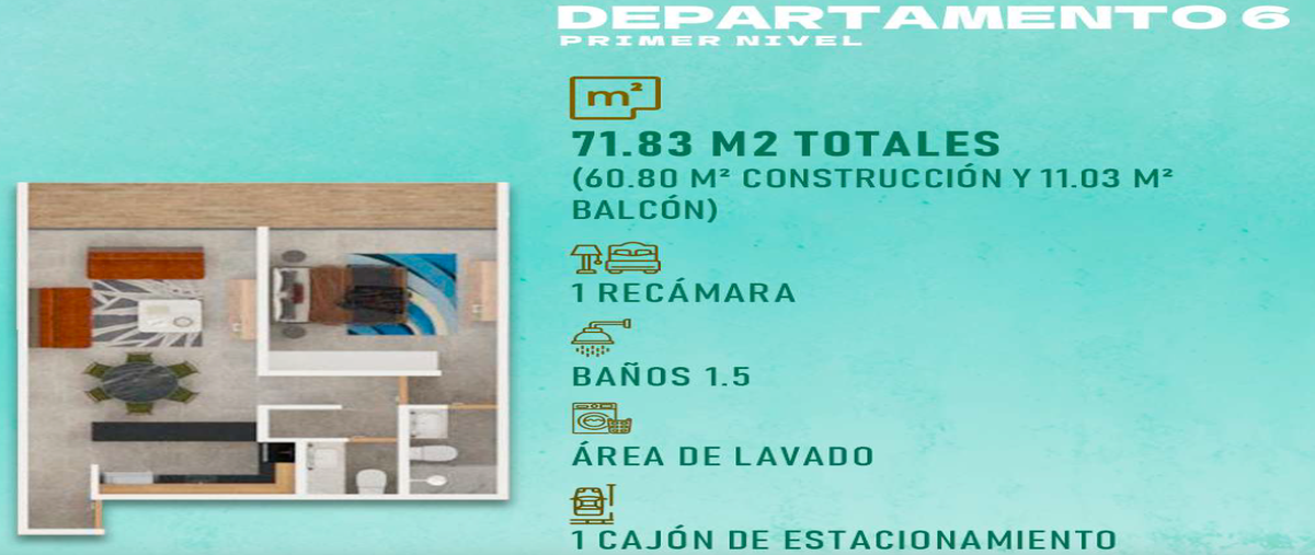 Foto de departamento en venta en  , cholul, mérida, yucatán, 27503088 No. 03