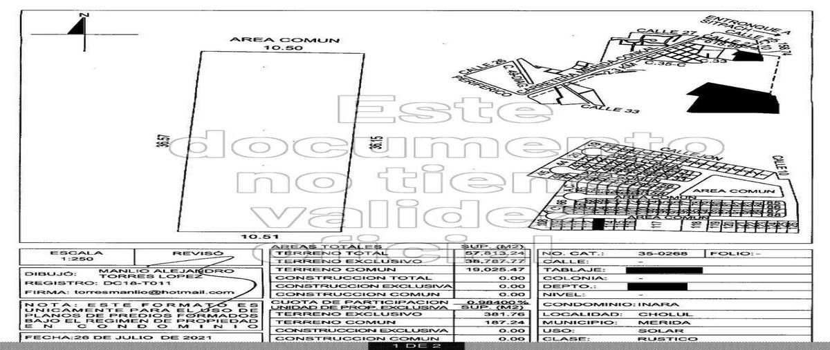 Foto de terreno habitacional en , cholul, mérida, yucatán, 0 foto 03 Foto de terreno habitacional en venta en , cholul, mérida, yucatán, 0 No. 03
