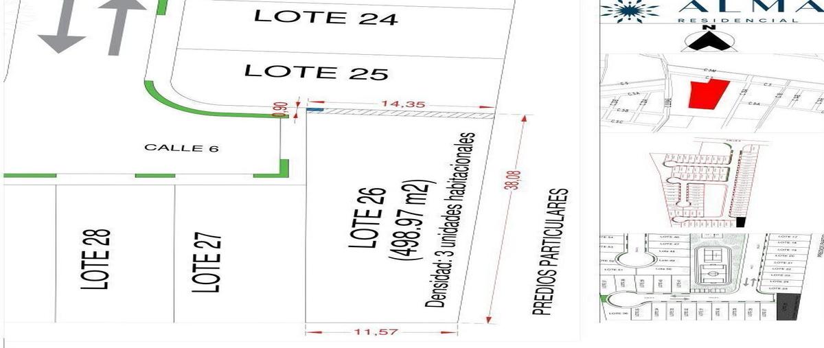 Foto de terreno habitacional en venta en  , cholul, mérida, yucatán, 29702141 No. 03