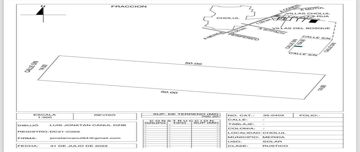 Foto de terreno habitacional en venta en  , cholul, mérida, yucatán, 30711129 No. 03