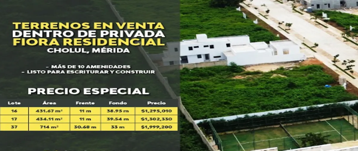 Foto de terreno habitacional en . , cholul, mérida, yucatán, 0 foto 01 Foto de terreno habitacional en venta en . , cholul, mérida, yucatán, 0 No. 01