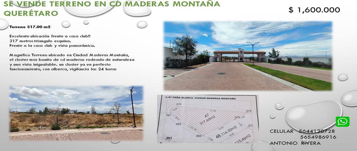 Foto de terreno habitacional en , cimatario, querétaro, querétaro, 0 foto 01 Foto de terreno habitacional en venta en , cimatario, querétaro, querétaro, 0 No. 01