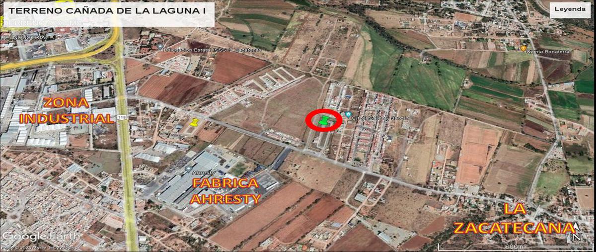 Foto de terreno habitacional en venta en circuito la cañada , laguna de arriba, guadalupe, zacatecas, 0 No. 03