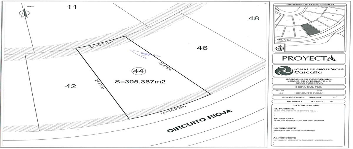 Foto de terreno habitacional en venta en circuito rioja , lomas de angelópolis, san andrés cholula, puebla, 30604639 No. 04