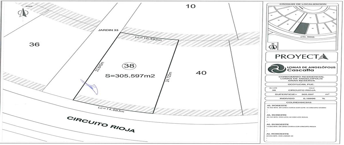 Foto de terreno habitacional en venta en circuito rioja , lomas de angelópolis, san andrés cholula, puebla, 30604642 No. 04
