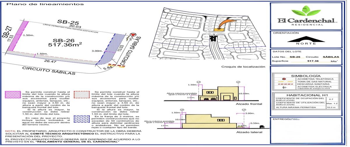 Foto de terreno habitacional en venta en circuito sábilas , el cardenchal, torreón, coahuila de zaragoza, 0 No. 05