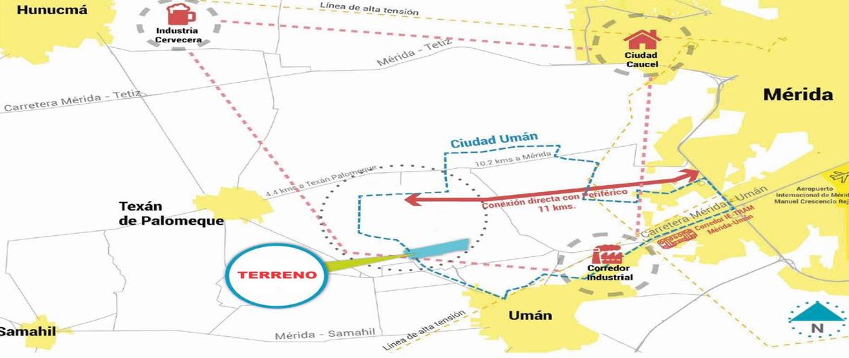 Foto de terreno habitacional en venta en  , ciudad industrial, umán, yucatán, 0 No. 05