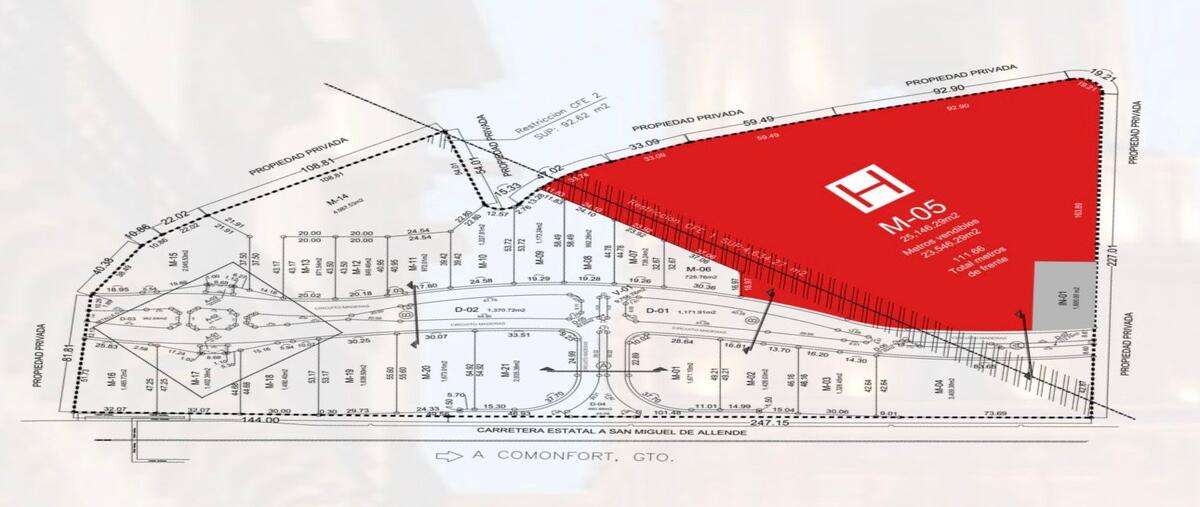 Foto de terreno habitacional en venta en ciudad maderas , comonfort centro, comonfort, guanajuato, 0 No. 05