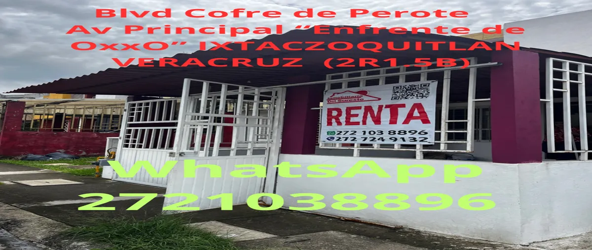 Foto de casa en renta en cofre de perote , potrerillo, ixtaczoquitlán, veracruz de ignacio de la llave, 0 No. 01