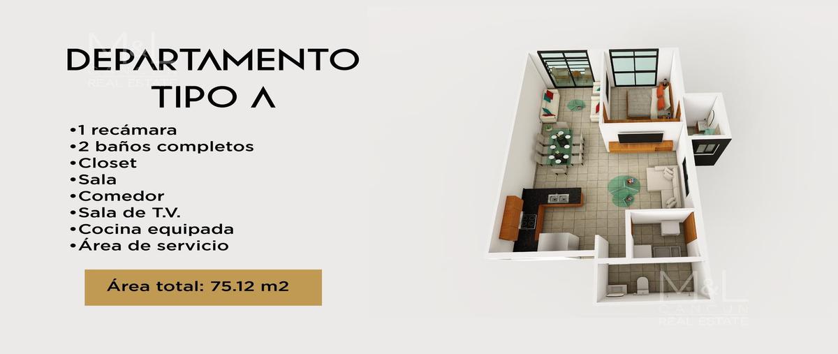 Foto de departamento en venta en  , colegios, benito juárez, quintana roo, 30719055 No. 04