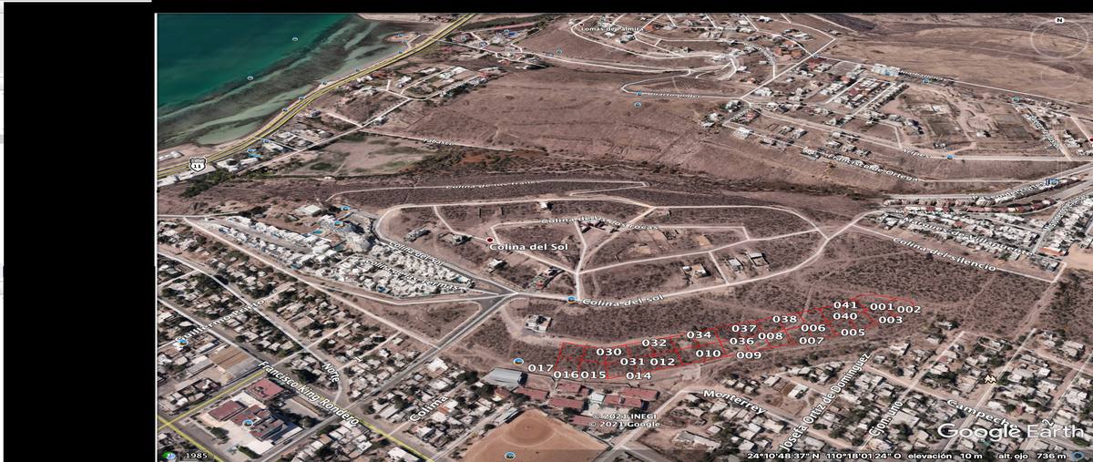Foto de terreno habitacional en venta en colina de mohimara , colina del sol, la paz, baja california sur, 27644988 No. 01