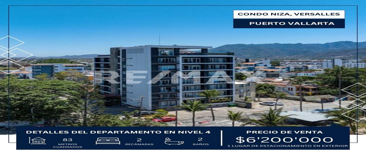 Foto de departamento en condo niza , versalles, puerto vallarta, jalisco, 28176765 foto 01 Foto de departamento en venta en condo niza , versalles, puerto vallarta, jalisco, 28176765 No. 01