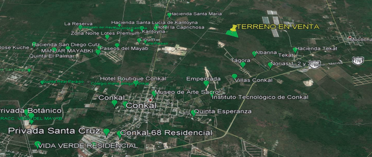 Foto de terreno habitacional en venta en  , conkal, conkal, yucatán, 0 No. 03