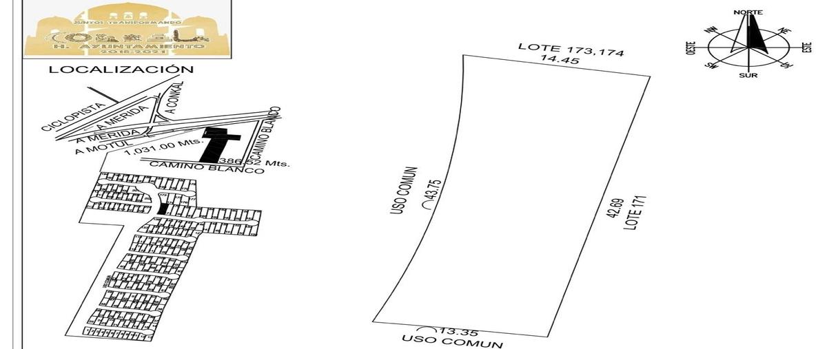 Foto de terreno habitacional en venta en  , conkal, conkal, yucatán, 25989632 No. 03