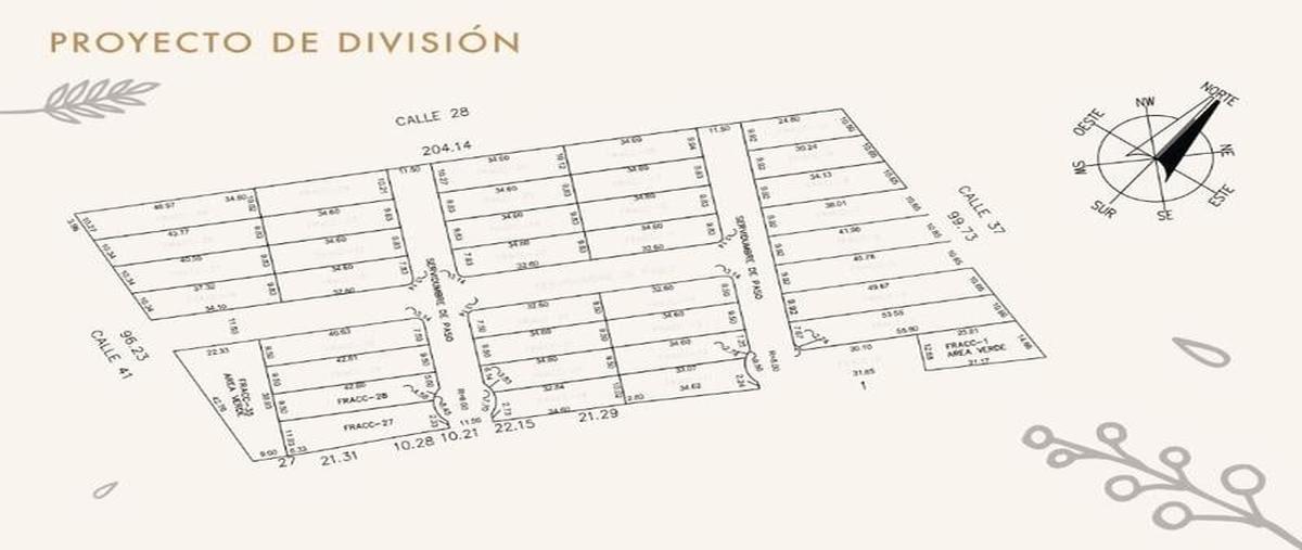 Foto de terreno habitacional en venta en  , conkal, conkal, yucatán, 0 No. 03