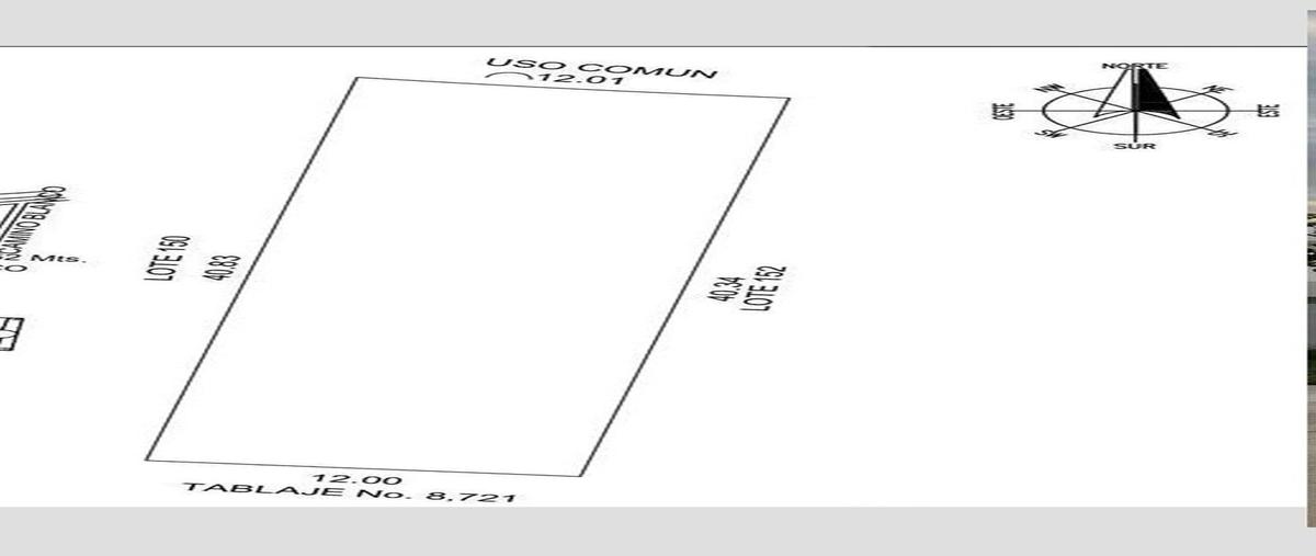 Foto de terreno habitacional en venta en  , conkal, conkal, yucatán, 0 No. 03