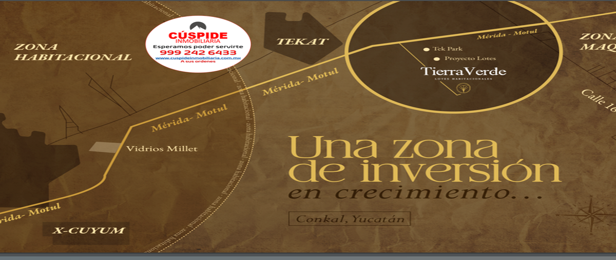 Foto de terreno habitacional en venta en conkal, conkal, yucatán , conkal, conkal, yucatán, 0 No. 05