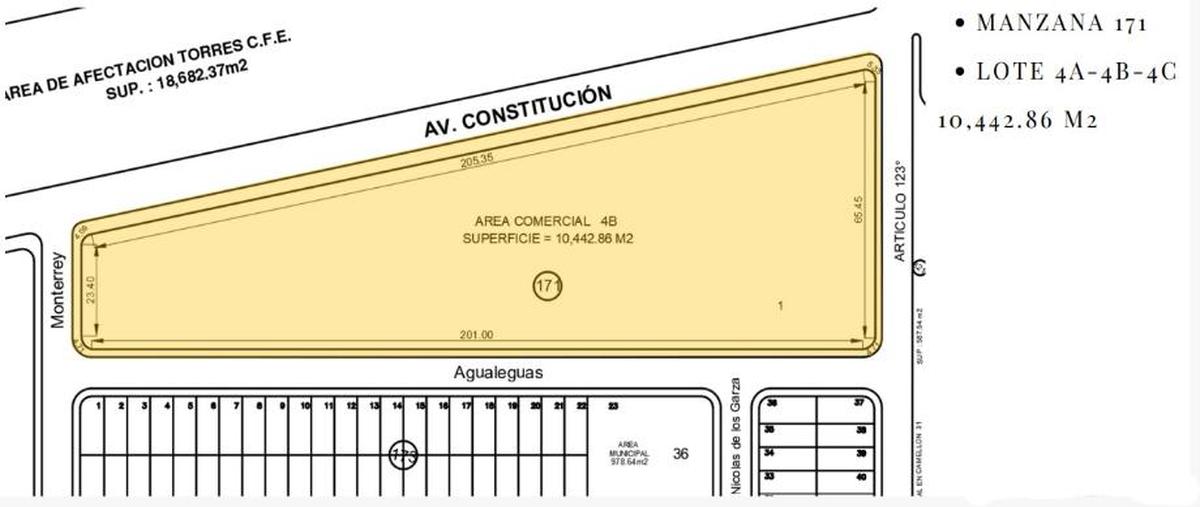 Foto de terreno habitacional en venta en constitución 171, ciudad general escobedo centro, general escobedo, nuevo león, 0 No. 05