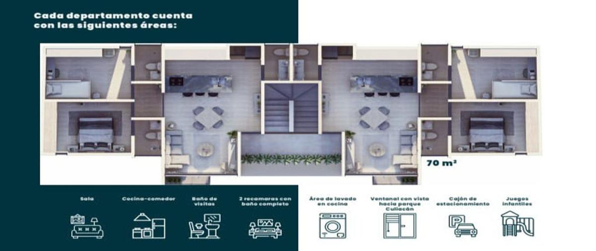 Foto de departamento en venta en constitutyente alberto terrones , buenos aires, culiacán, sinaloa, 0 No. 03