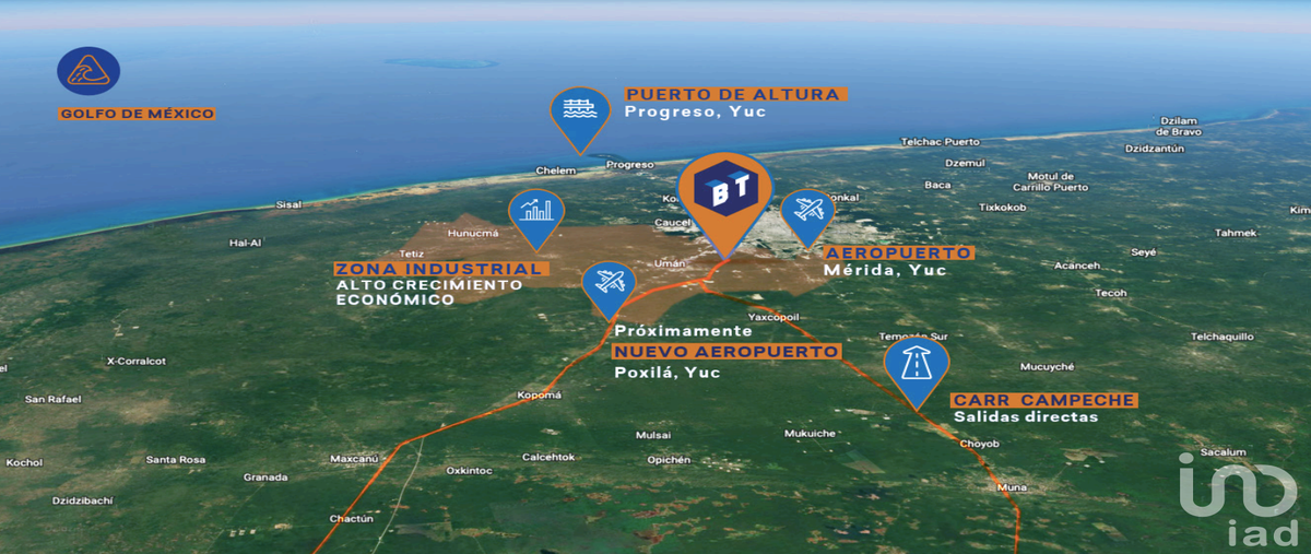 Foto de terreno industrial en venta en corredor industrial 152, tixcacal opichen, mérida, yucatán, 28721687 No. 04