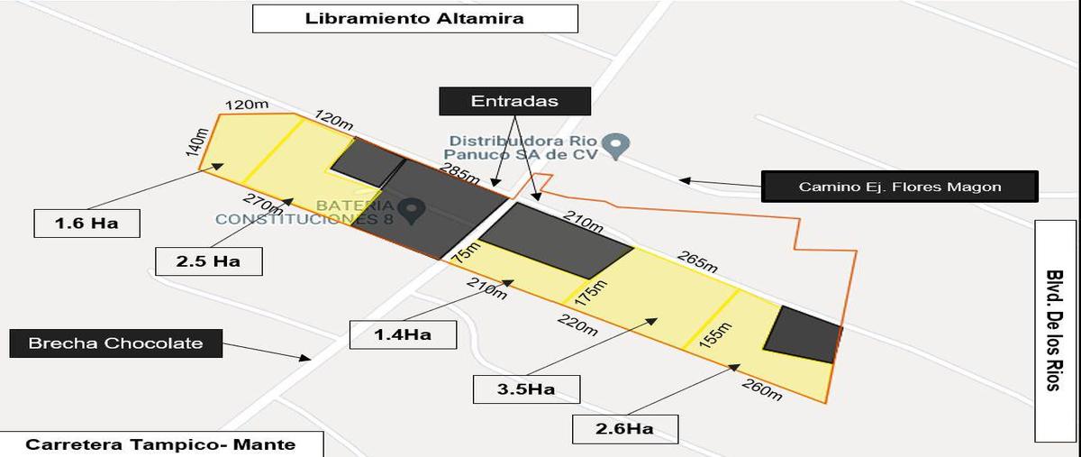 Foto de terreno habitacional en venta en  , corredor industrial, altamira, tamaulipas, 24212350 No. 05