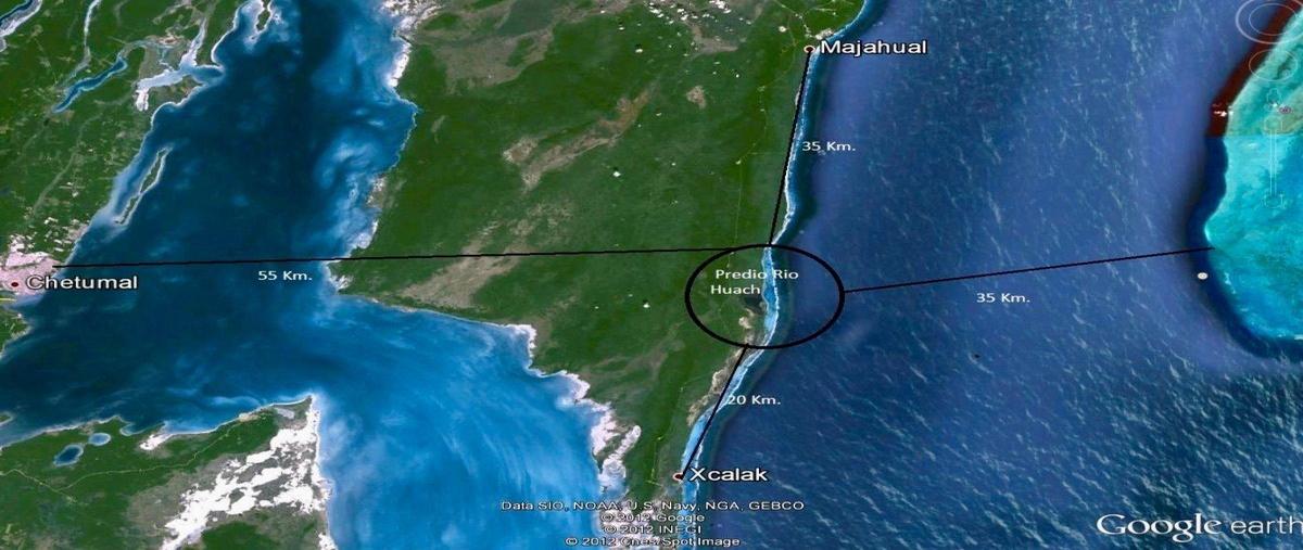 Foto de terreno habitacional en venta en costera mahahual , mahahual, othón p. blanco, quintana roo, 28016789 No. 03