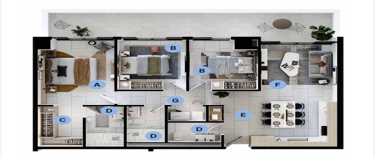 Foto de departamento en venta en  , cumbres elite 4 sector, monterrey, nuevo león, 0 No. 05